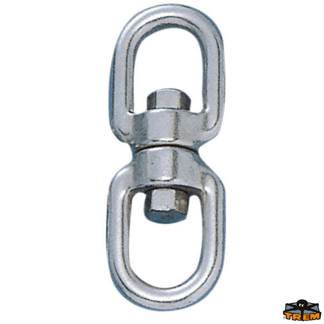 Girella occhio-occhio mm10 acciaio inox 316