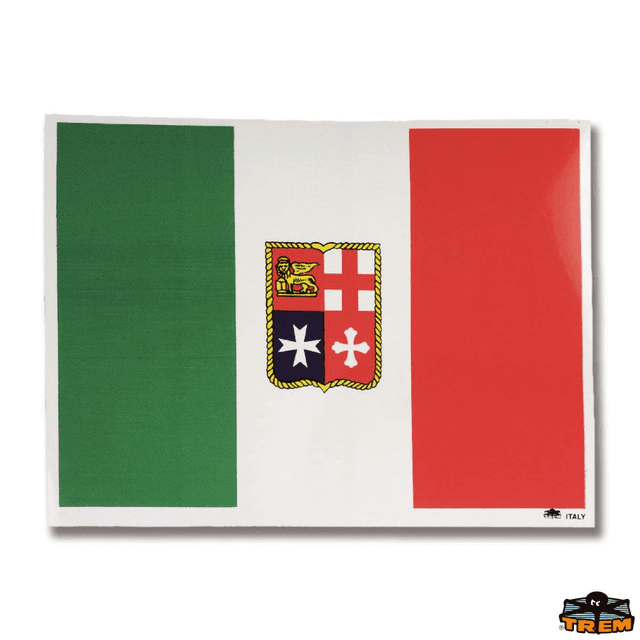 BANDIERA ITALIA ADESIVA 20X30CM